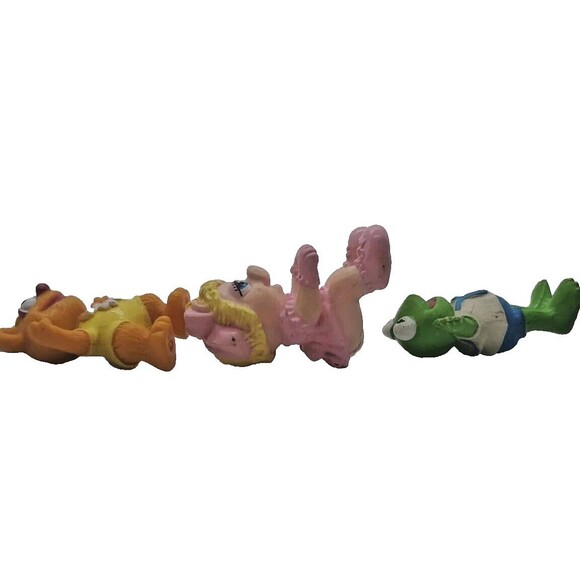Muppet Babies Fozzie Kermit Miss Piggy 1986 Vintage PVC Figure Lot McDonalds Toy - Picture 6 of 12